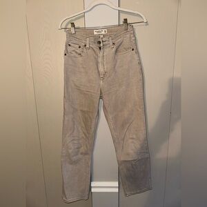 Abercrombie Ankle Straight Ultra High Rise Pants. Size 00/24